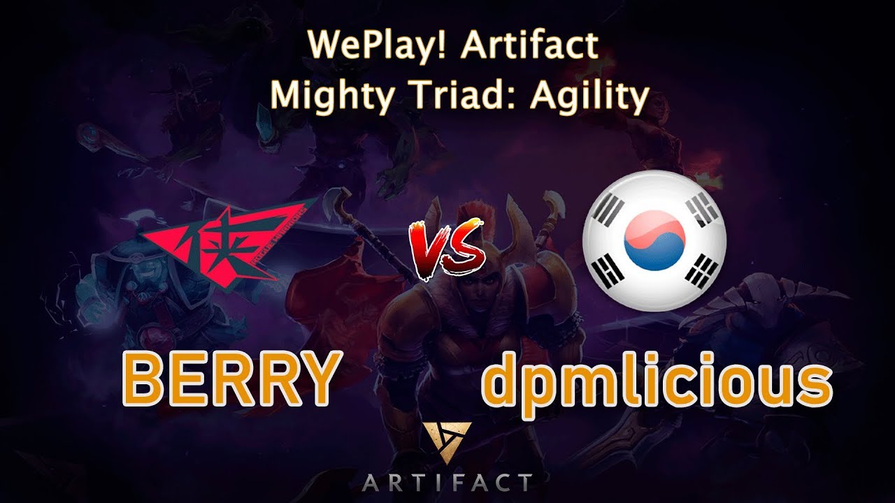 Berry vs dpmlicious - Group E | Artifact Mighty Triad: Agility | WePlay!