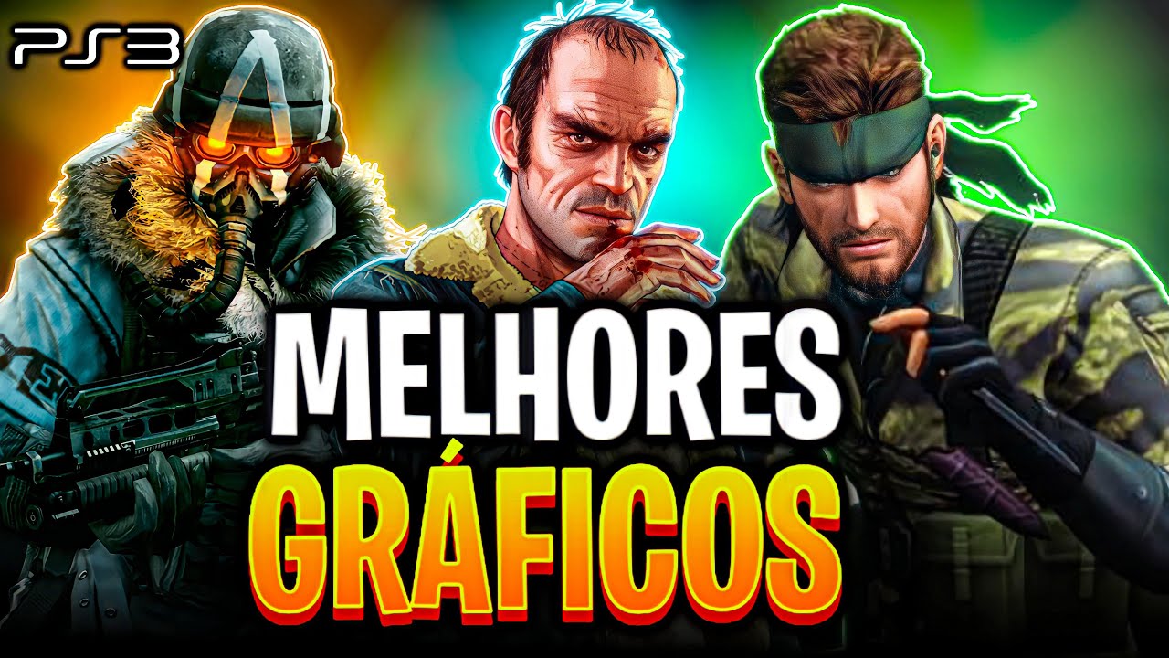 TOP 10 JOGOS com GRÁFICOS ABSURDOS no PS3 !