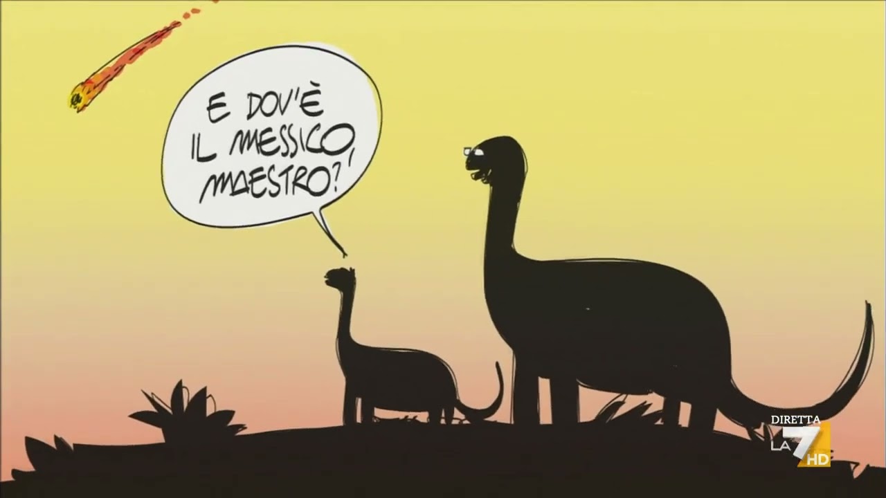Il cartoon del genio Makkox: 