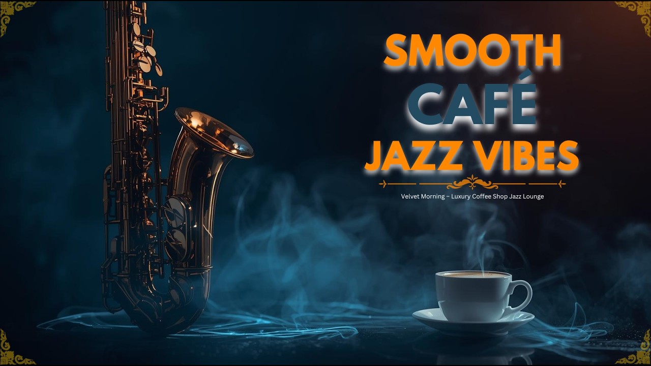 ☕️ Velvet Morning – Luxury Coffee Shop Jazz Vibes🎷#jazzmusic #chilljazz #coffeejazz