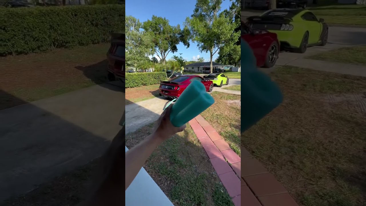 Pool noodle car silencer!