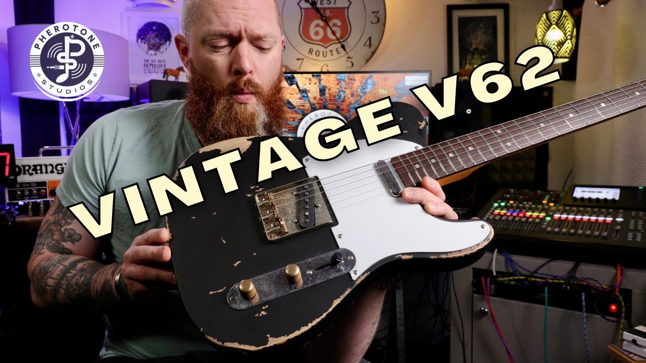 Vintage V62 Distressed Black