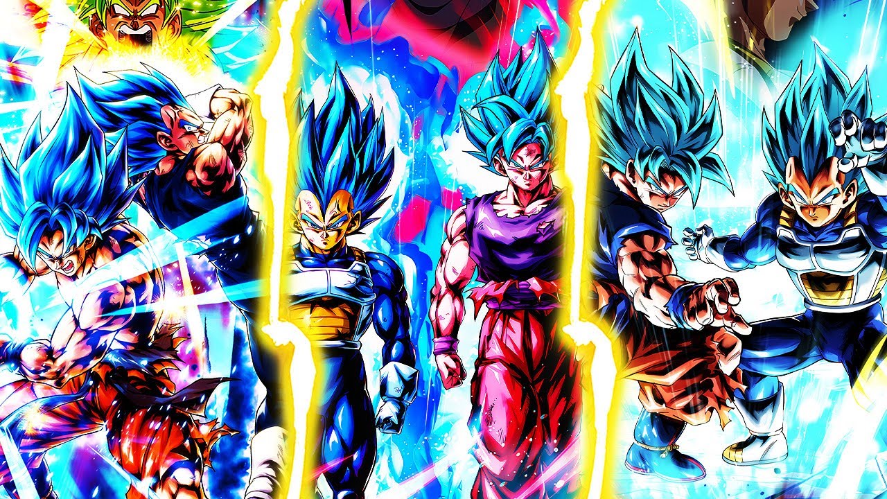 TRIPLE BLUE GOKU & VEGETA