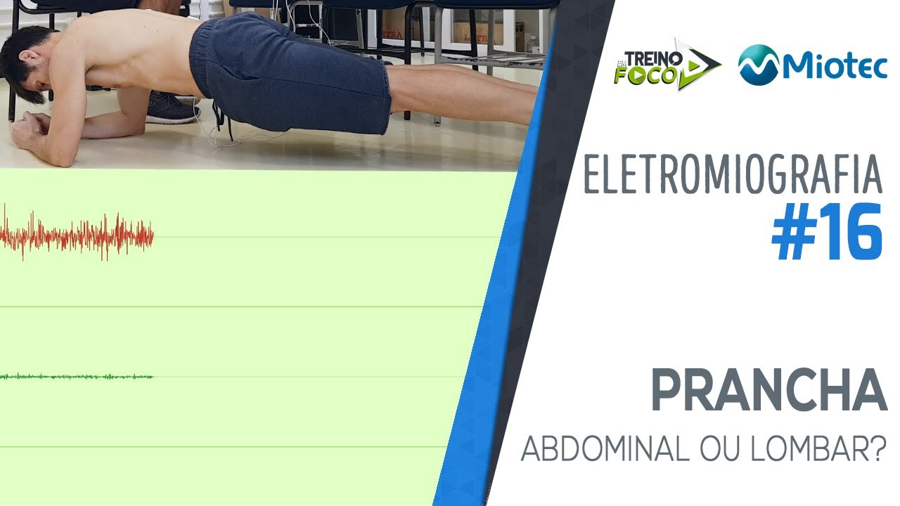 Exercício de Prancha - Abdominal ou Eretores da Coluna? - Eletromiografia #16