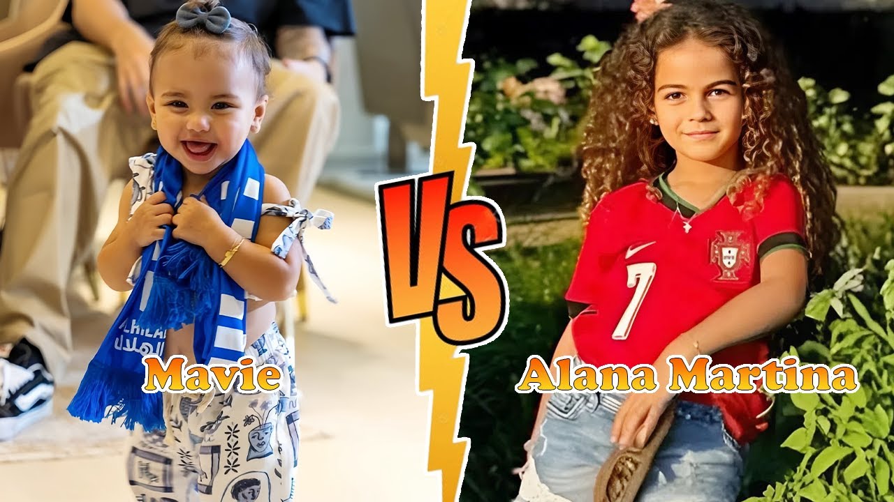 Mavie (Neymar's Daughter) VS Alana Martina (Ronaldo's Daughter) Transformation ★ From Baby To 2025