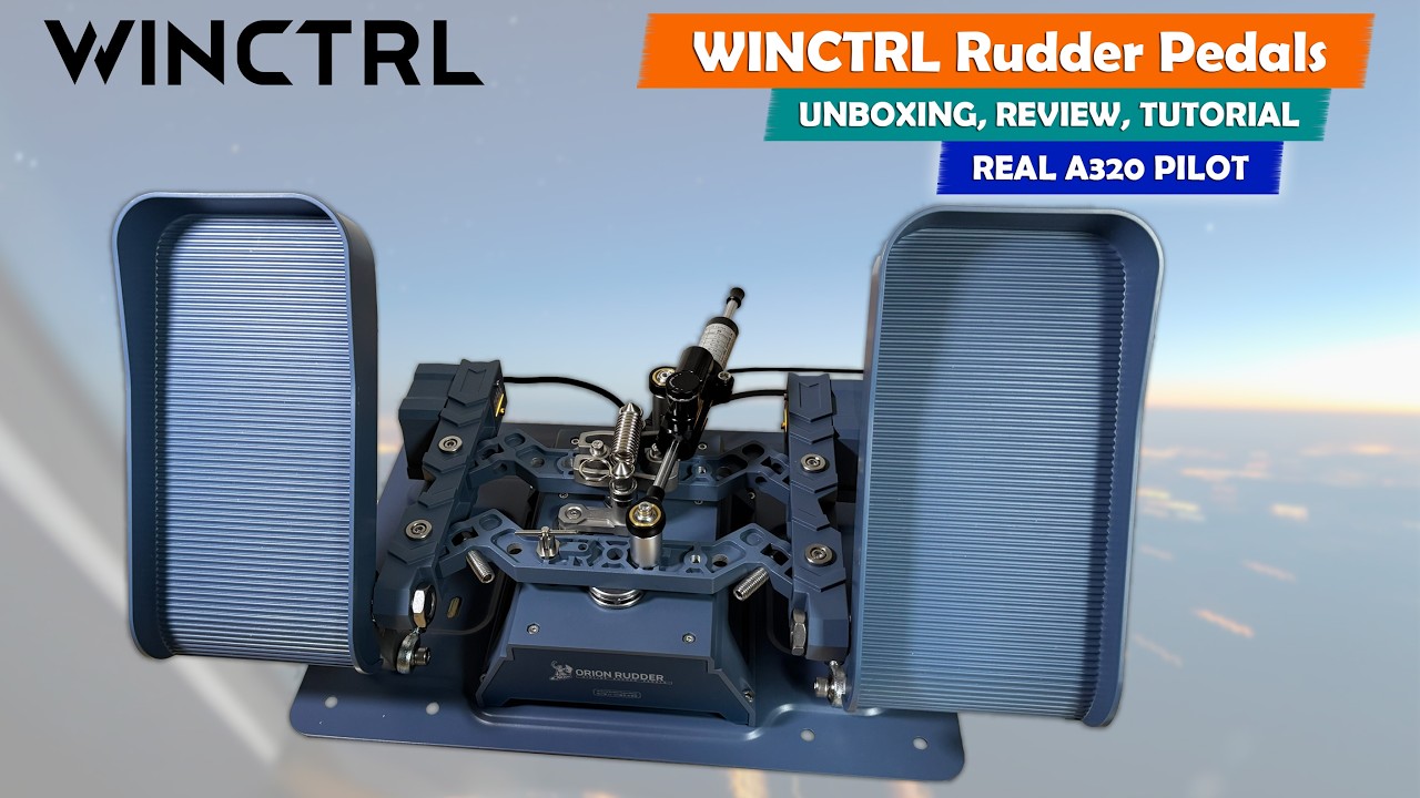 ✅🆕WINCTRL Orion 32 Rudder Pedals | A320 PILOT | Unboxing, Review y Tutorial Instalaci&oacute;n 🤩 | ESPA&Ntilde;OL