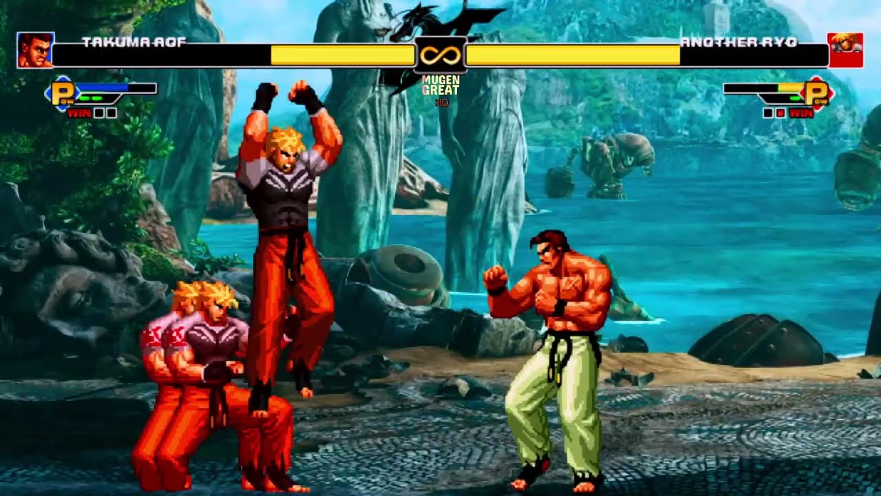 [KOF Mugen] HD-HDR Takuma AOF VS Another Ryu