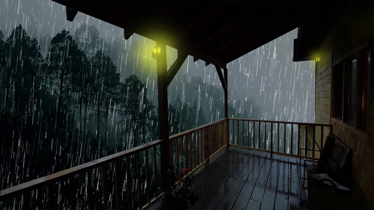 Lluvia Relajante Para Dormir - Sonido de Lluvia y Truenos - Rain Sound for Sleeping Relajante 226