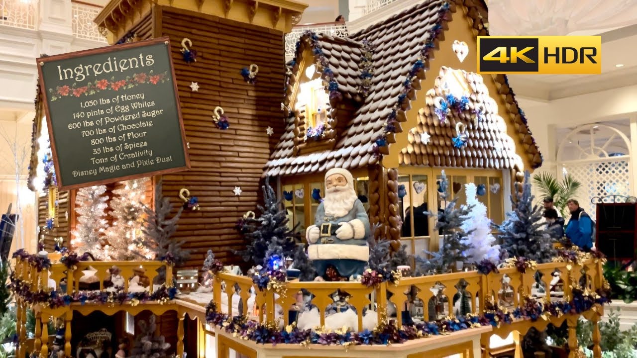 Disney's Grand Floridian GINGERBREAD HOUSE | Walt Disney World Resorts