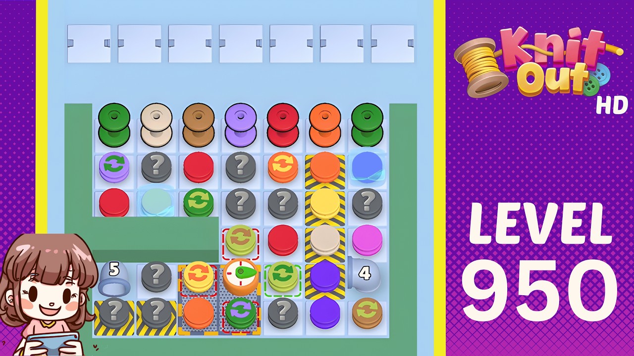 Knit Out Level 950 Solution Walkthrough