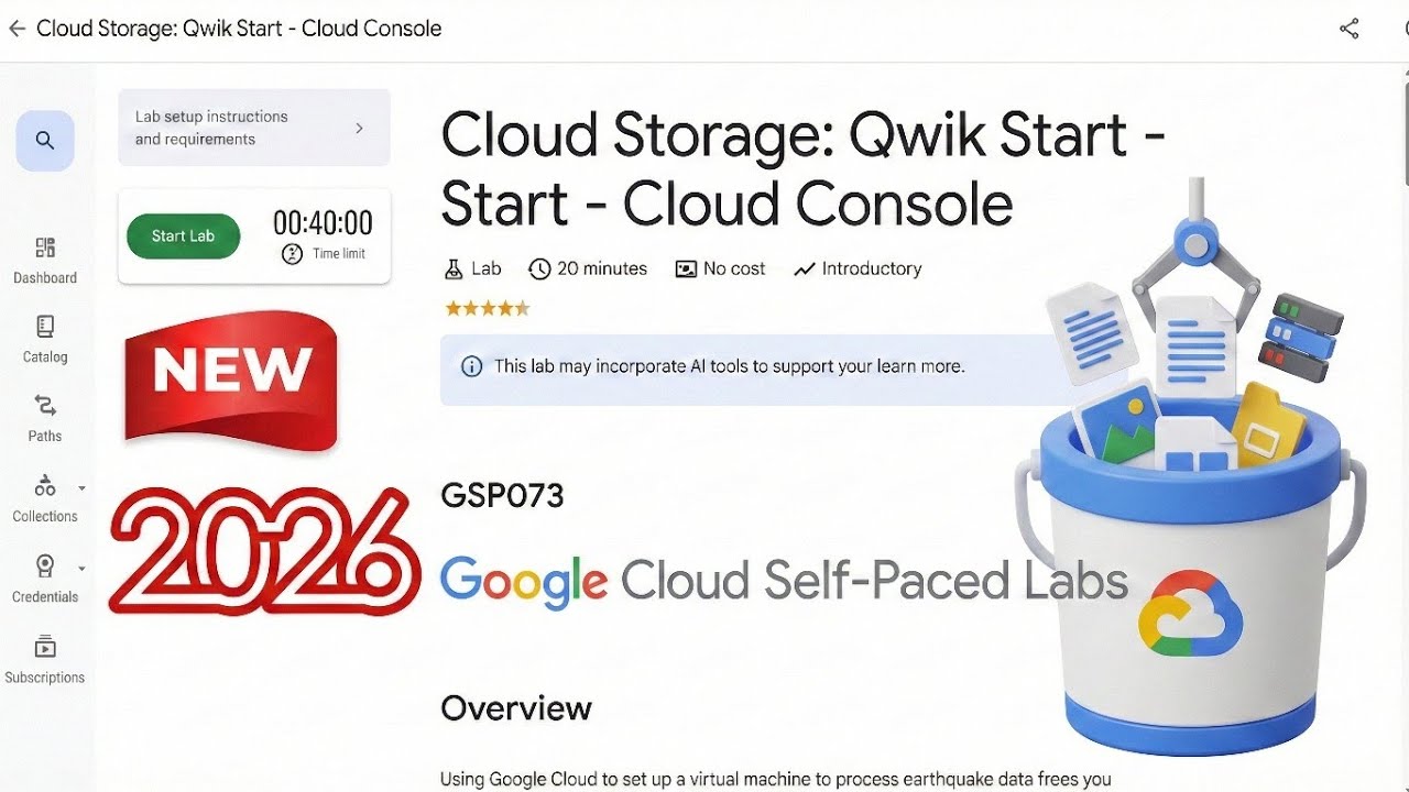 Cloud Storage: Qwik Start - Cloud Console | GSP073 | #arcade2026 #googlecloudskillsboost