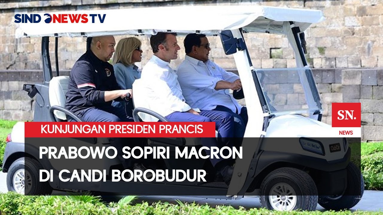 Prabowo dan Macron Naik ke Puncak Candi Borobudur | Sindo Malam | 29/05