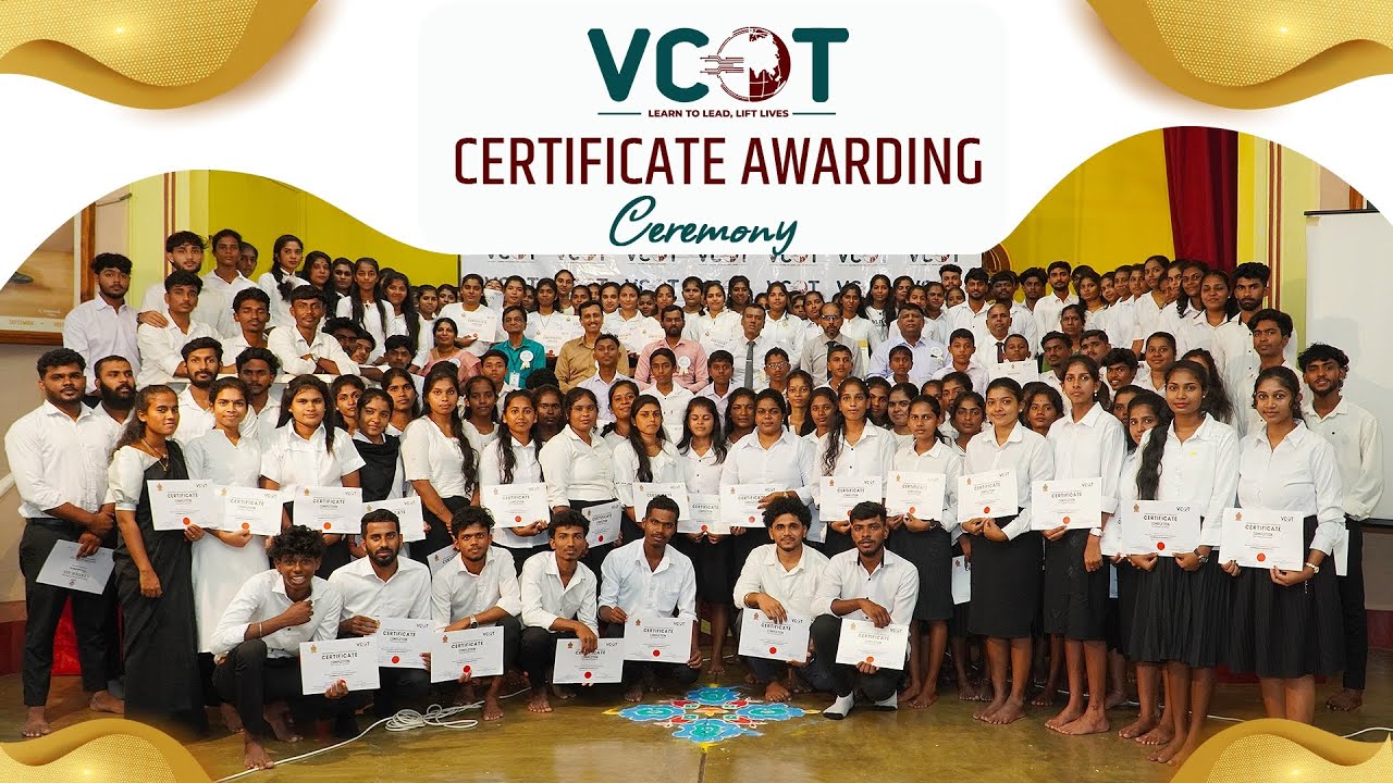 VCOT Certificate Awarding Ceremony | NVQ | 200 Trainees | Vivekananda College of Technology