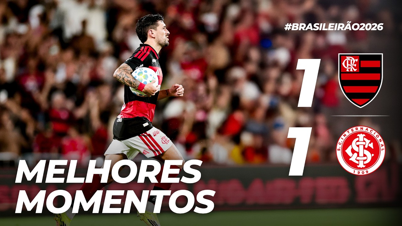 FLAMENGO 1 X 1 INTERNACIONAL | MELHORES MOMENTOS | BRASILEIRÃO (04/02/26)