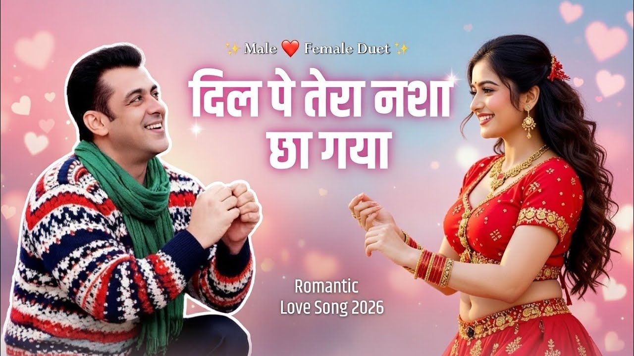 दिल पे तेरा नशा छा गया ❤️ | Male Female Duet | 90s Style Romantic Love Song