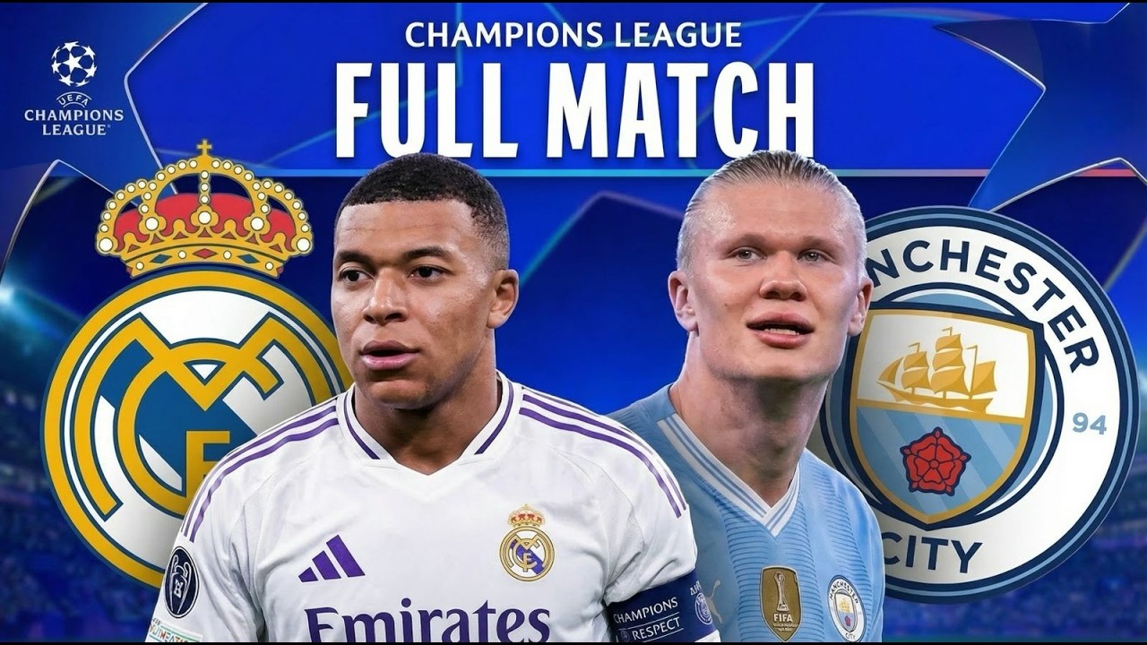 REAL MADRID vs MANCHESTER CITY | CHAMPIONS LEAGUE 2026 | AO VIVO COM IMAGENS