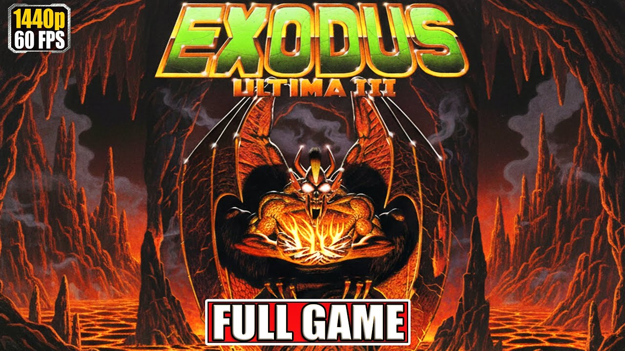 Ultima 3 Exodus Full Gameplay Walkthrough [1983 DOS] [Longplay Playthrough] No Commentary