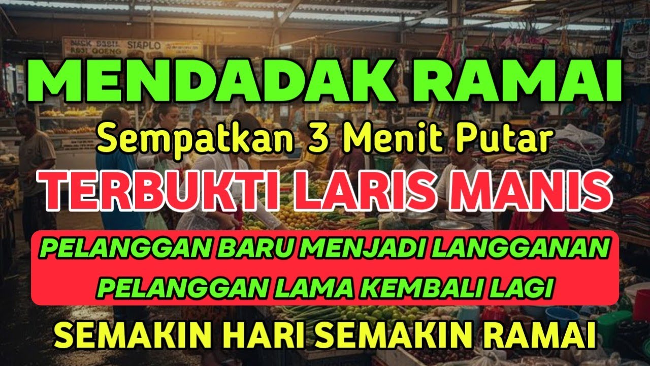 YA ROHMAN, YA ROHIM 🤲🤲 Pelaris Dagangan Pemanggil Pembeli Pembuka Aura Toko/Warung