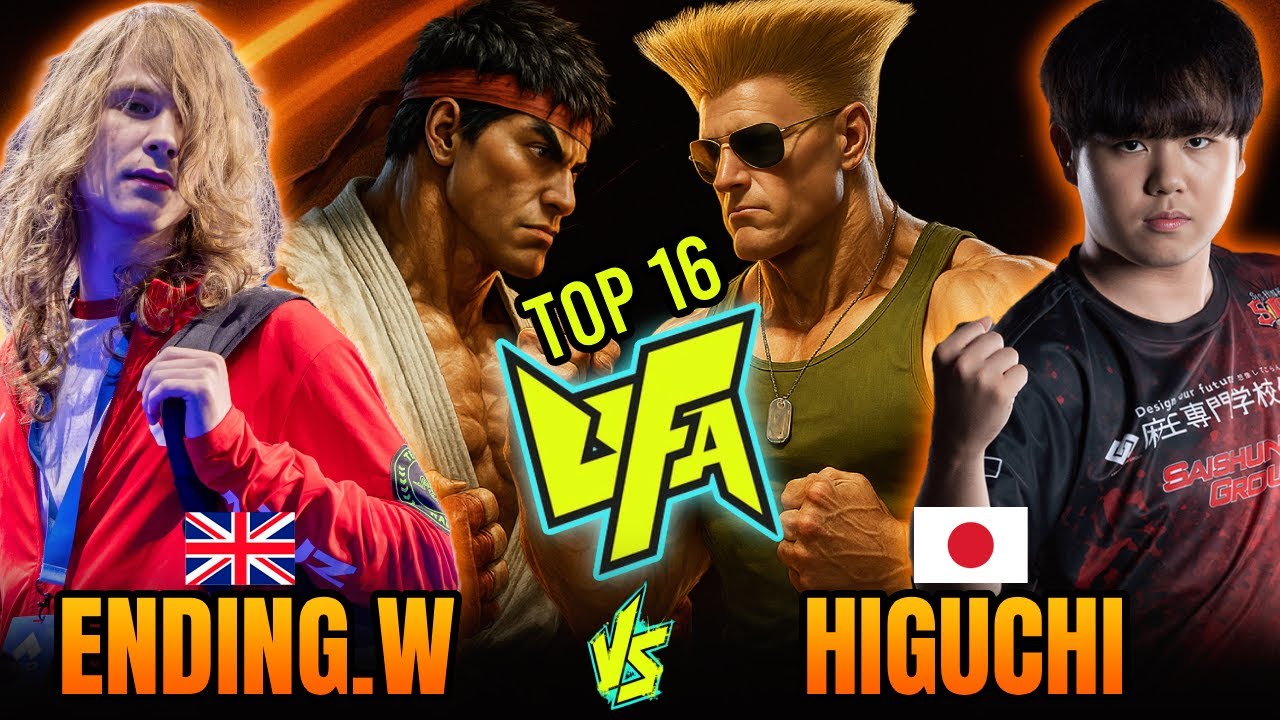 🔥 ENDINGWALKER (Ryu) vs HIGUCHI (Guile) ▰ TOP 16 – Ultimate Fighting Arena – Capcom Pro Tour  ▰ SF6🔥