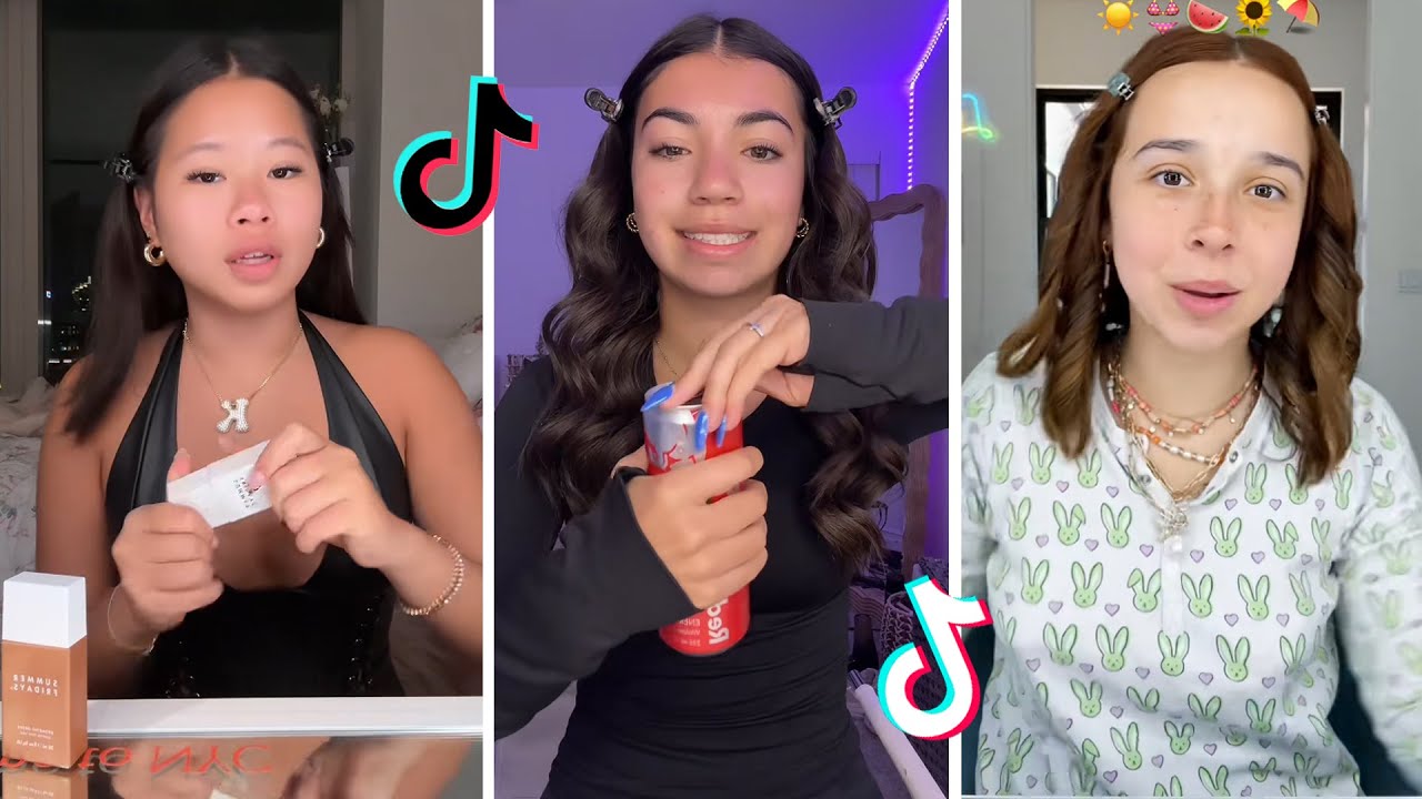 Makeup Tutorial Tiktok Compilation - GRWM  ( Get Ready With Me ) ❤️(Skincare, Makeup, Outfits) 1413🥰