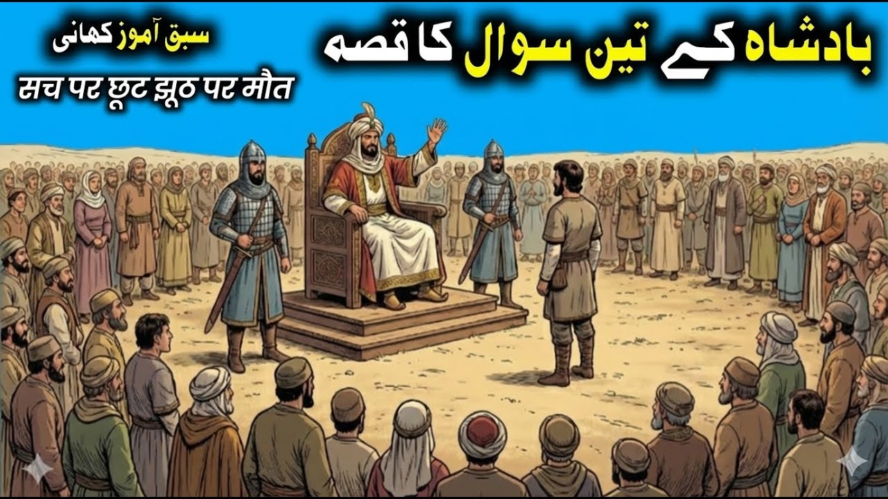 Badshah Ke Teen Sawal Ka Qissa  सच पर छूट झूठ पर मौत