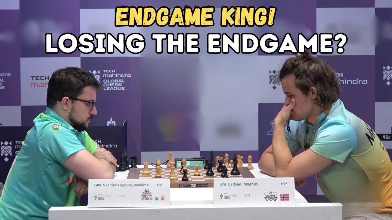 When Endgame King Magnus Carlsen Was Defeated By MVL in Endgame!