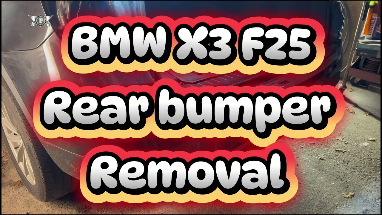 Снятие заднего бампера BMW X3 F25 (2014) | Пошаговое руководство для самостоятельного выполнения
