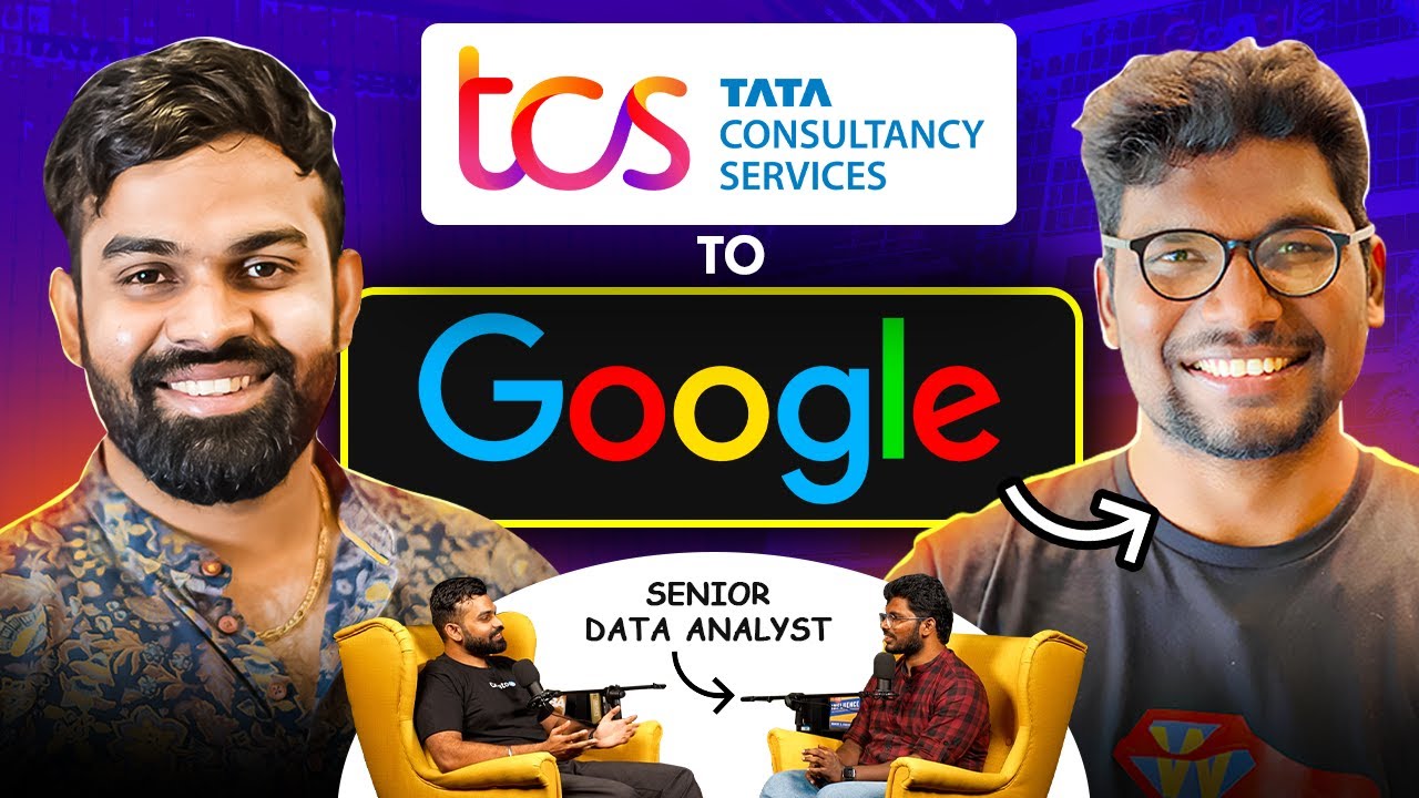 🚀 TCS to Google | Senior Data Analyst | Non-Tech Background | Tamil Medium | Non-CS |