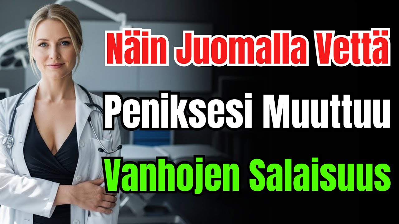 Urologi: Juo Vett&auml; N&auml;in Parantaaksesi Erektiotasi &ndash; Salaisuus, Jonka Olisit Halunnut Tiet&auml;&auml;.