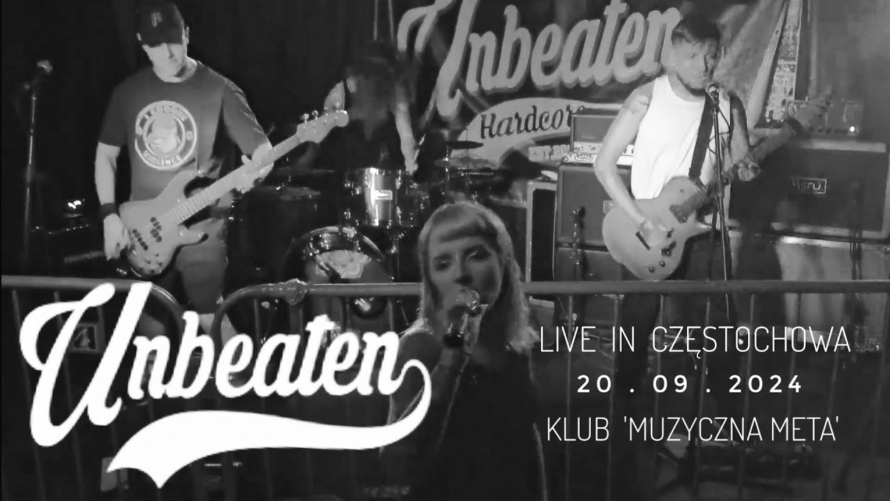 UNBEATEN  2024.09.20 live in Częstochowa (klub 'Muzyczna Meta') [FULL SHOW]