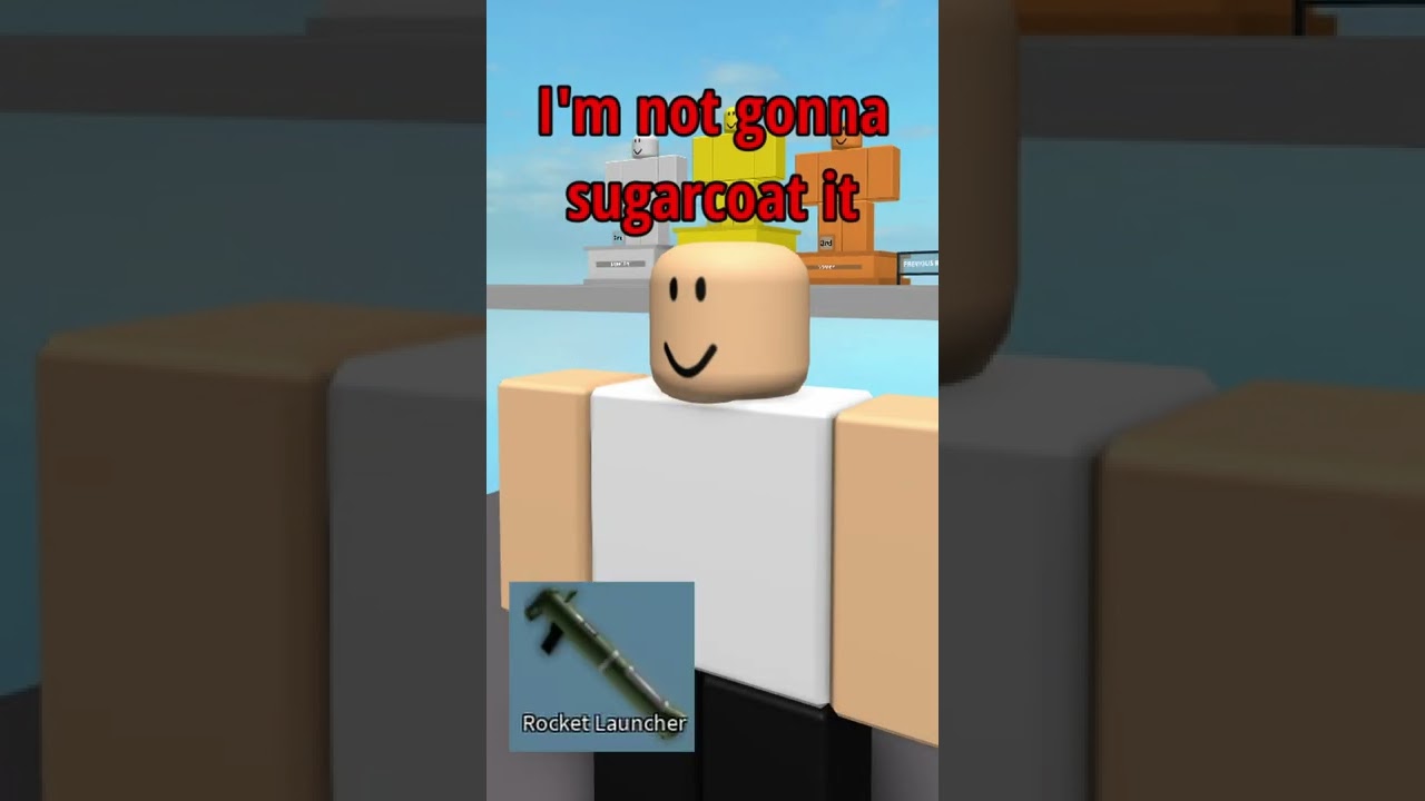 I'm not gonna sugarcoat it. (short) #platesoffate #roblox #memes #shorts