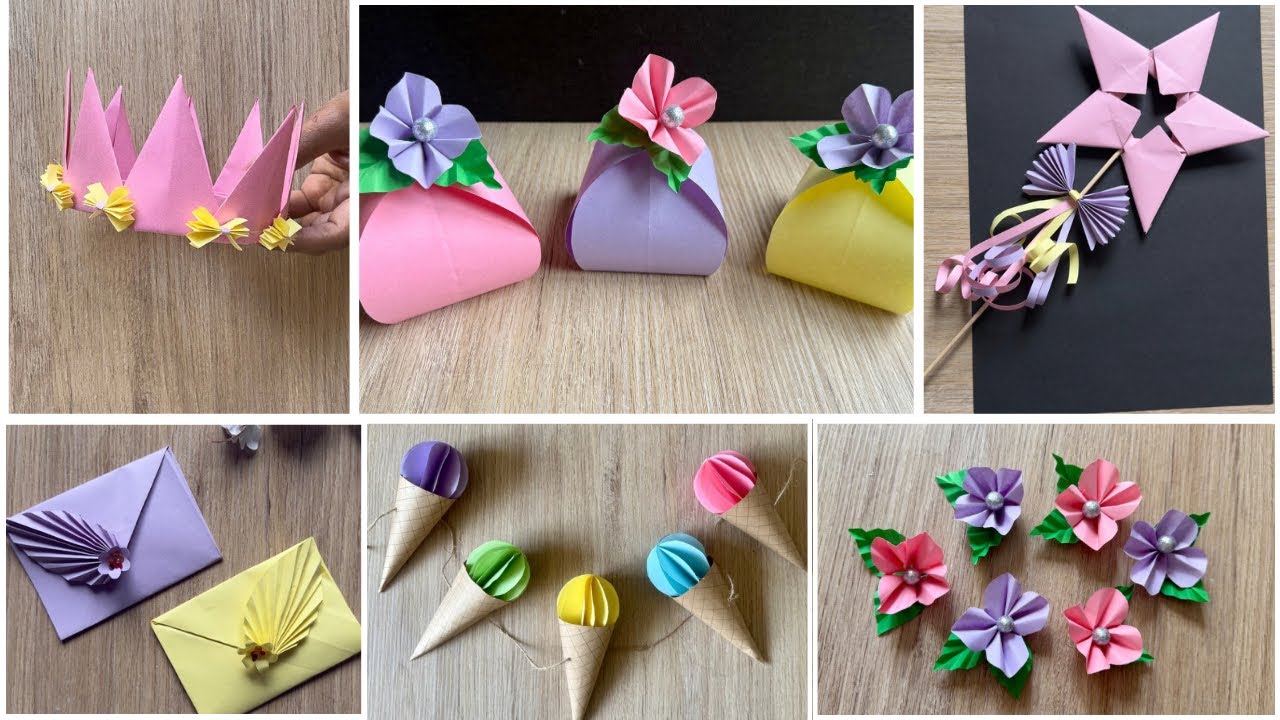 6 Amazing Craft  Ideas | Easy Paper Crafts