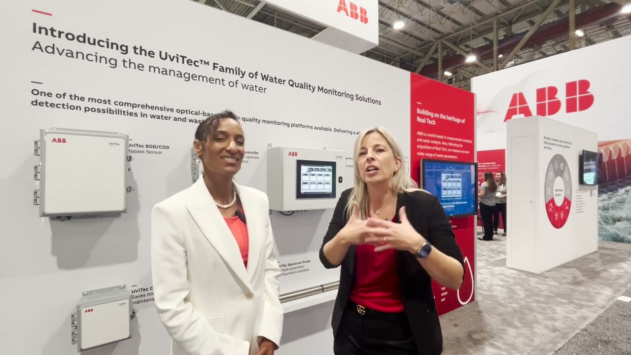 ABB's new UviTec optical analyzer product family launches at WEFTEC 2024