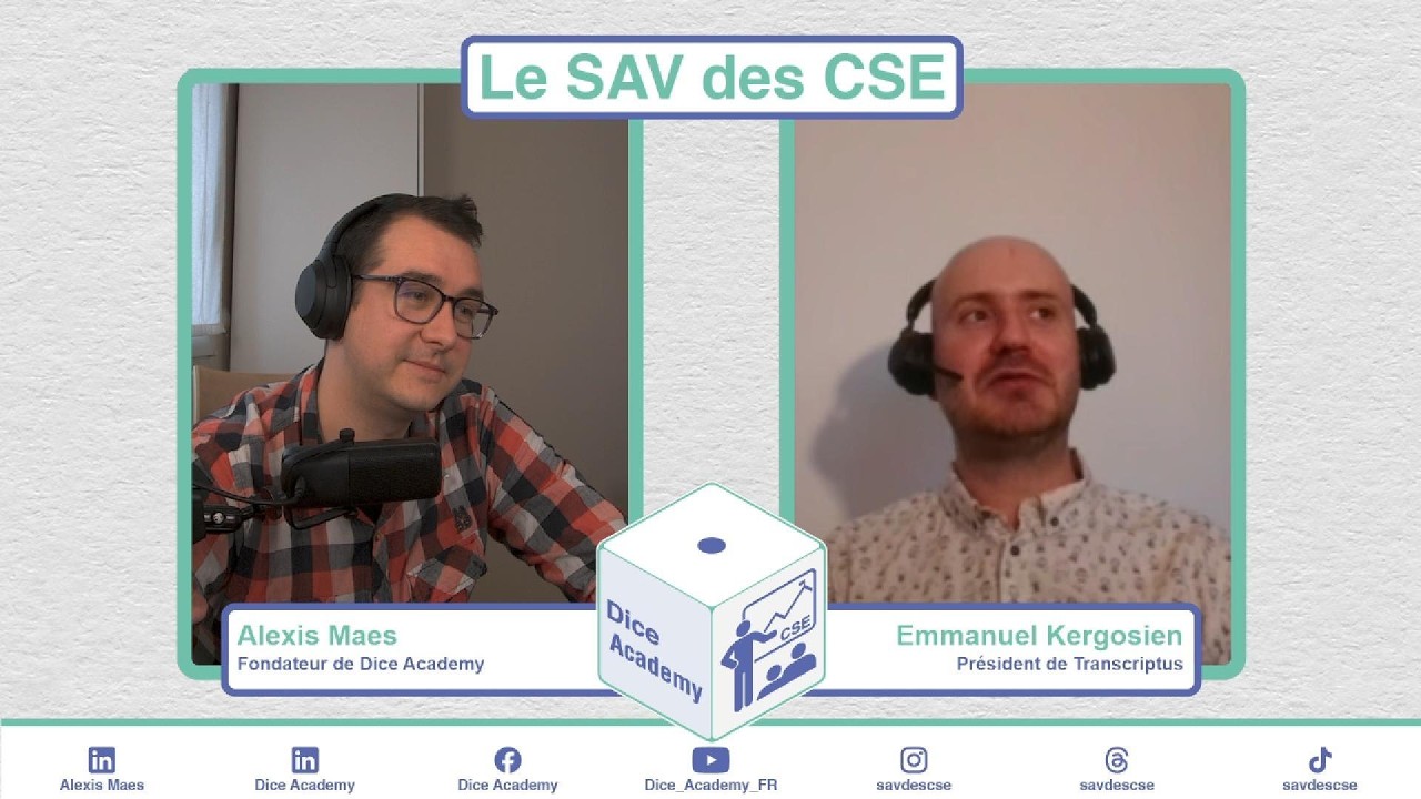 Le SAV des CSE épisode 01 avec Emmanuel Kergosien, président de Transcriptus