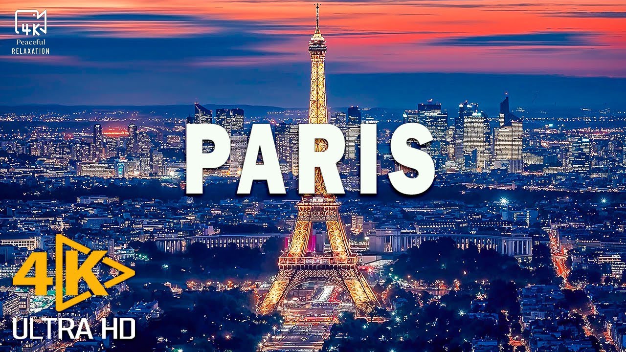 Paris France 4K - The City of Light of the World | A Sparkling Journey Through Every Street Corner