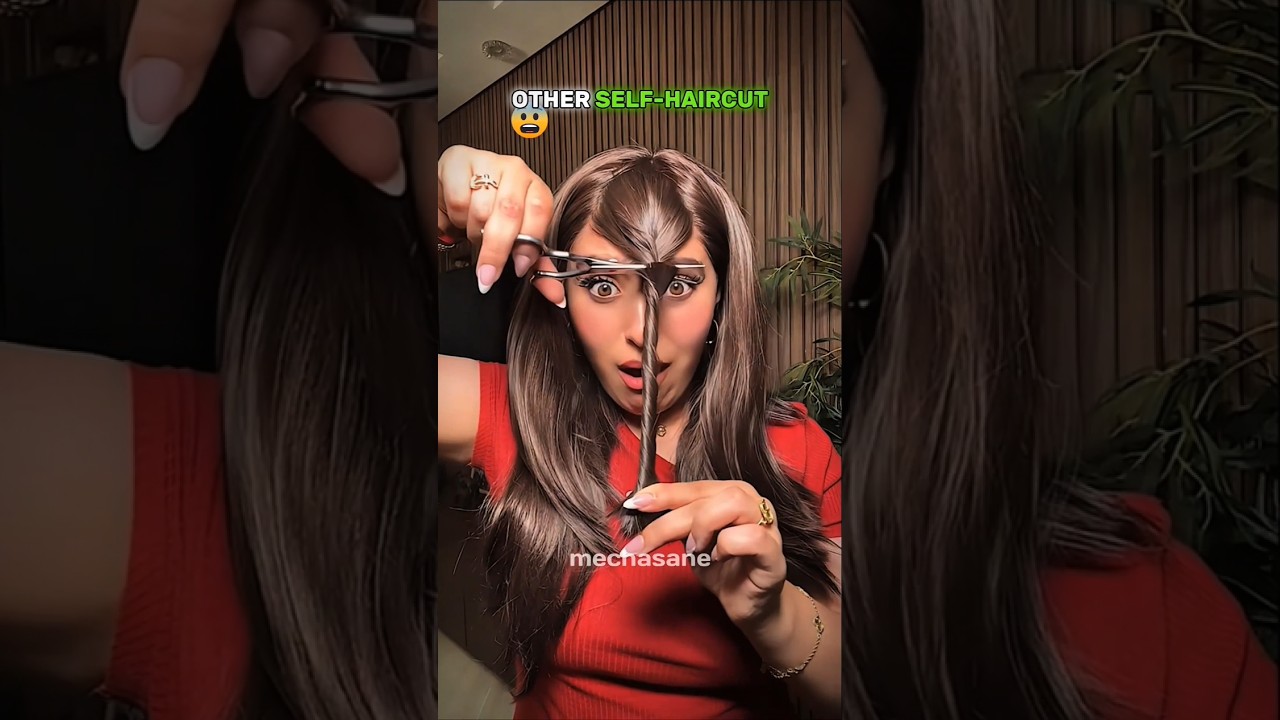 Others Doing Self Haircut VS The Last Girl ☠️