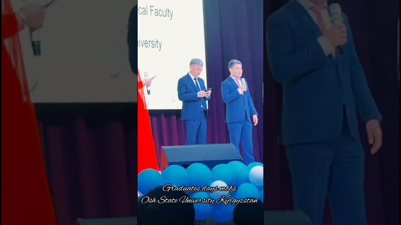 graduation ceremony of Osh State University Kyrgyzstan #doctor #mbbs #futuredoctor