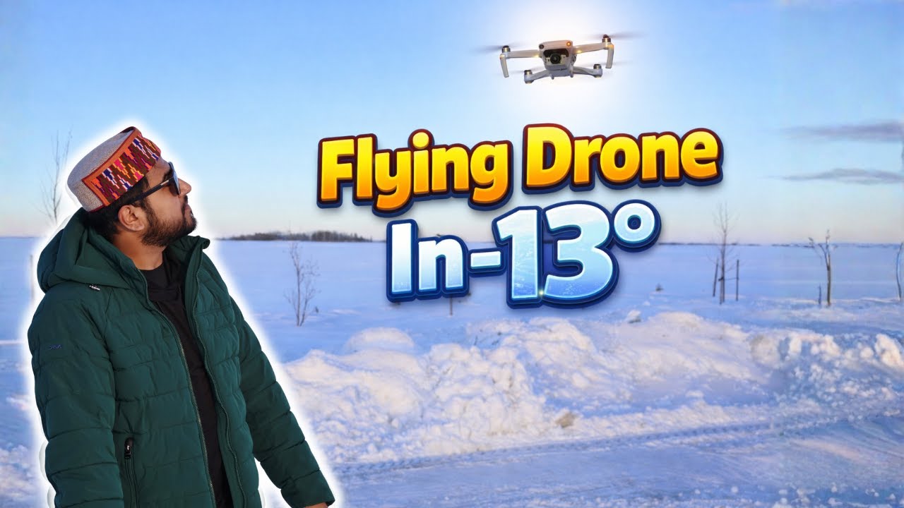 Flying a Drone in -13°C ❄️ | Can It Survive Extreme Cold?