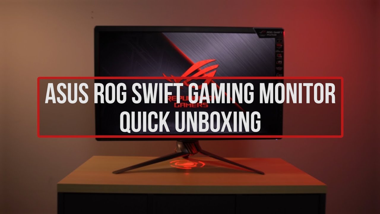 ASUS ROG Swift PG27UQ Gaming Monitor | 4K UHD HDR 144Hz | Quick Unboxing