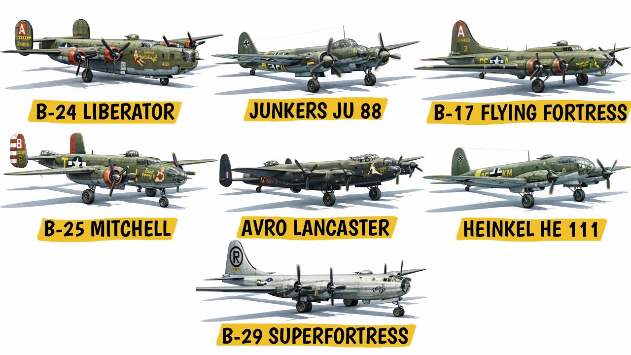 Every WW2 Bomber EXPLAINED in 13 Minutes