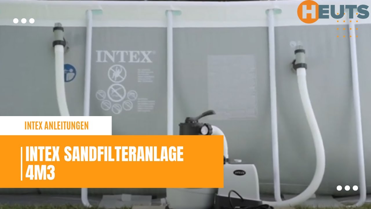 Intex Sandfilteranlage 4m3