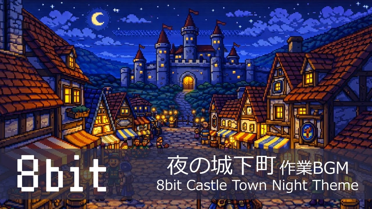 Night Castle Town | 8-bit RPG Work BGM