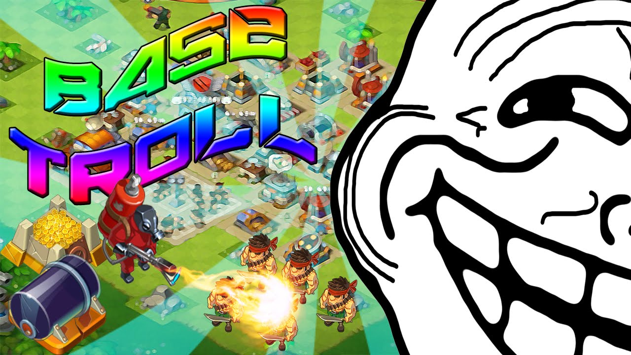 TROLL con PIROMANOS LVL. 5 en el CC!-Base Troll ep.2#