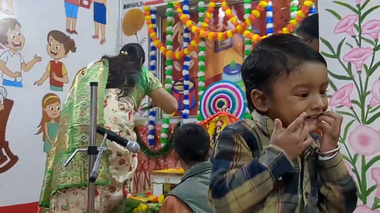 Kidozz School Jamshedpur Mango;- बाबू के स्कूल में मनाया गया थे सरस्वती पूजा 🙏🙏#trending 
