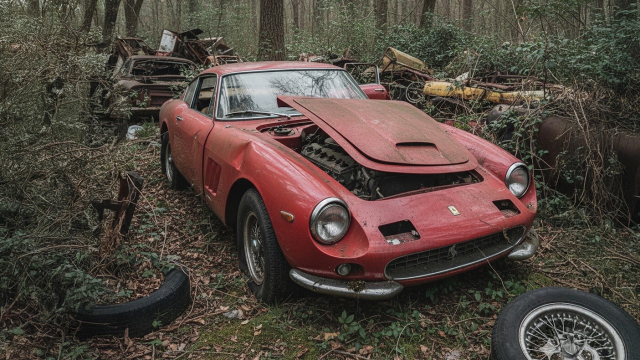 Vintage Ferrari 250 GT Lusso | Full Car Restoration and Restoration 🚘✨