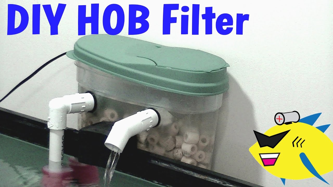 How To Make: DIY Hang On Back Filter HOB Aquarium Filter