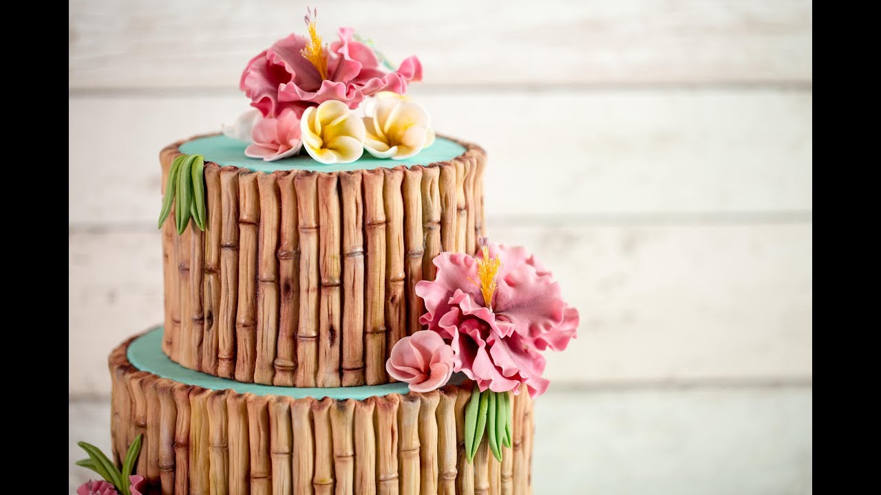 Karen  Davies Cake Decorating Moulds / Molds - Bamboo -tutorial - how to - free
