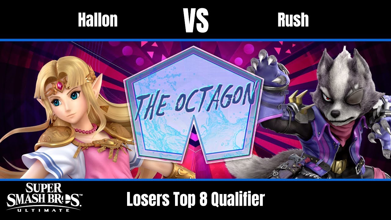 Hallon (Zelda) vs Rush (Wolf) - Ultimate Losers Top 8 Qualifier - Octagon #144
