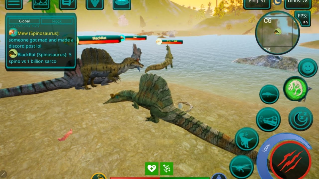 The Cursed Isle - 5 Spinos vs 100000000 Sarcos (and Mixpackers)