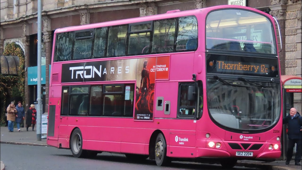 Ride on Translink Metro Volvo B9TL G1 2204 on the 3F